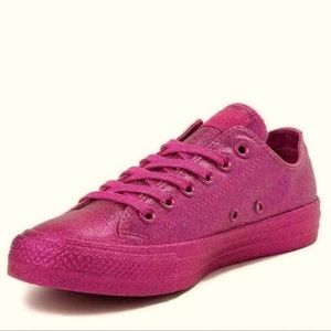 Converse All Star Metallic Dark Pink Glitter